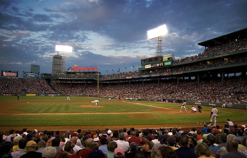 Fenway Park in Boston. Watching a game here must be on your USA Bucket List.