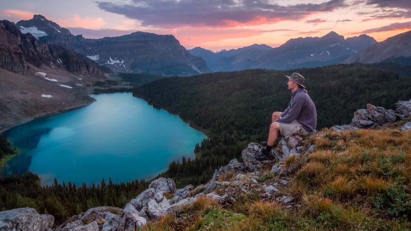 Kayaking through the Banff National Park in Canada is one of the best bucket list examples.