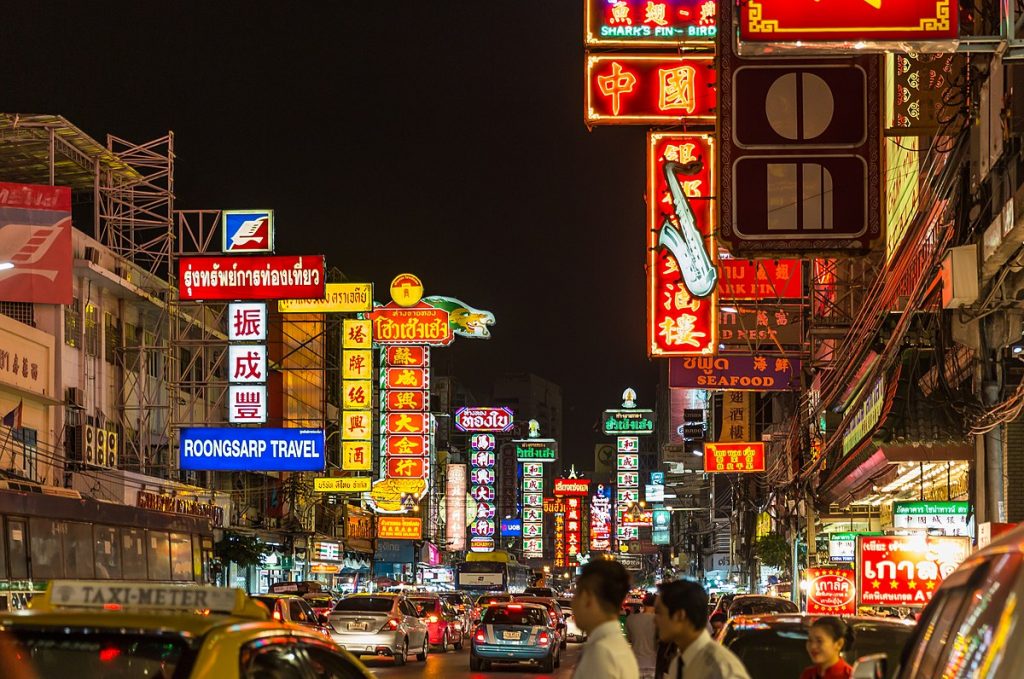 Eat out in Chinatown in Bangkok – one of the best things to do on the Thailand Bucket List.