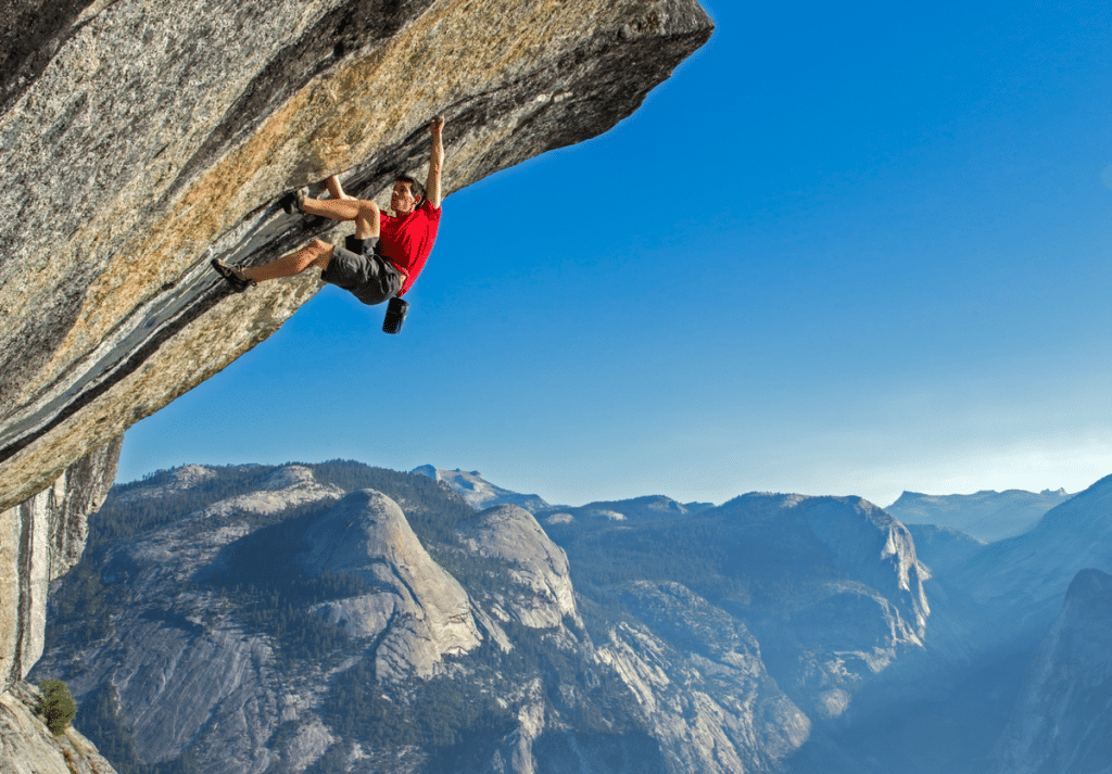 Free Solo Climbing – for the absolute risk taker.