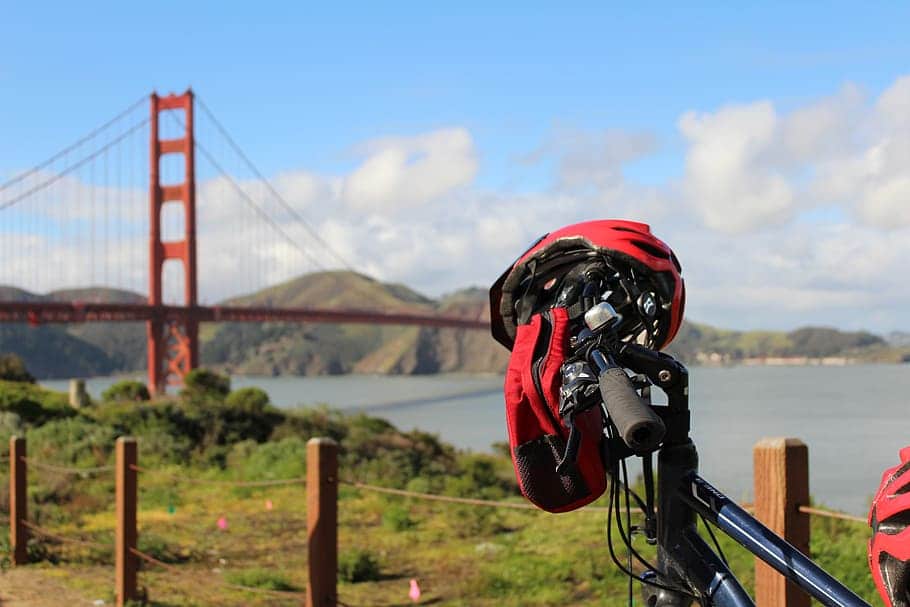 Cycle across the Golden Gate Bridge – for exercise and experience.