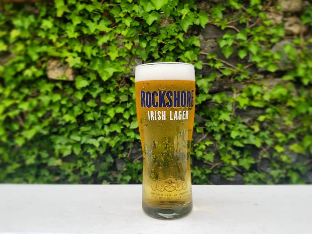 Rockshore Irish Lager – an Irish light beer.