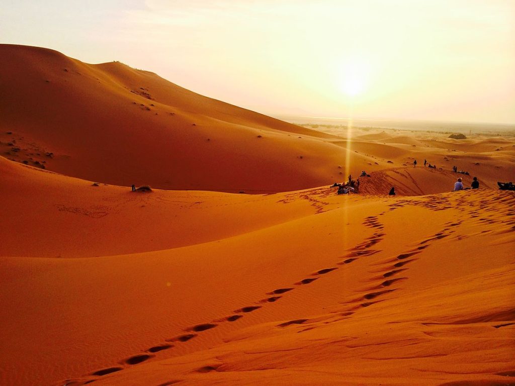 Riding through the Sahara Desert is one of the best bucket list ideas. 