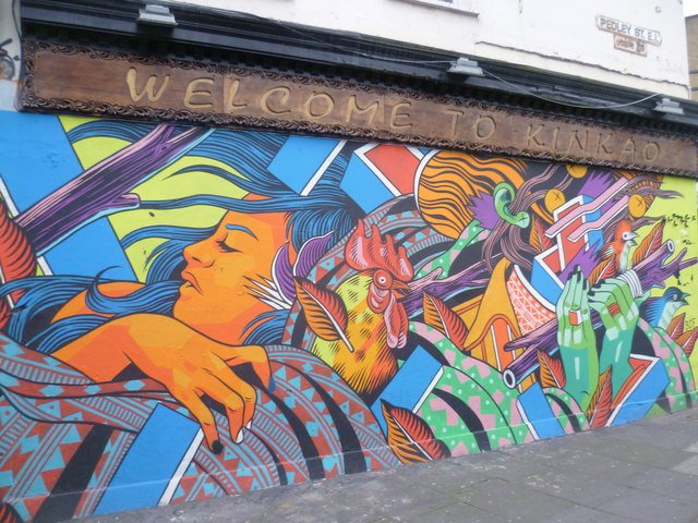 Brick Lane is one of the best places for street art in London.