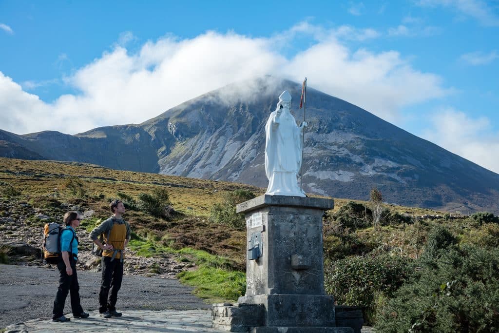 Pilgrimage up Croagh Patrick is an annual celebration.