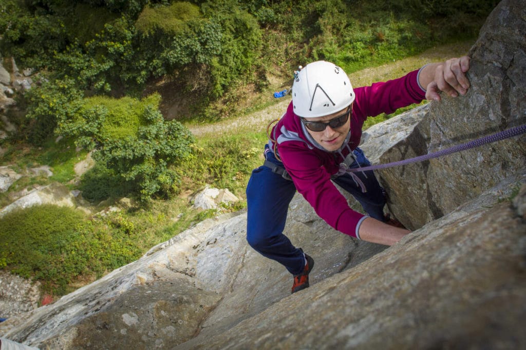 Why not try rock climbing in Dalkey Quarry?