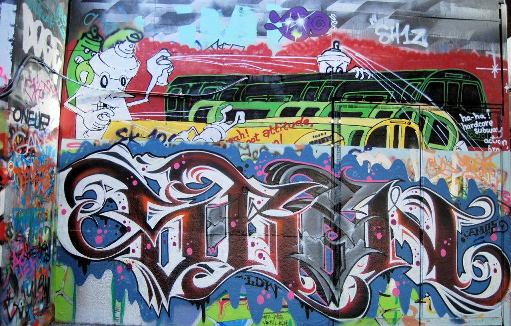 Southbank Skate Park is one of the best places for street art in London.