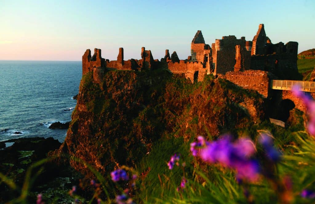 Dunluce Castle is one of the best castles in Ireland.