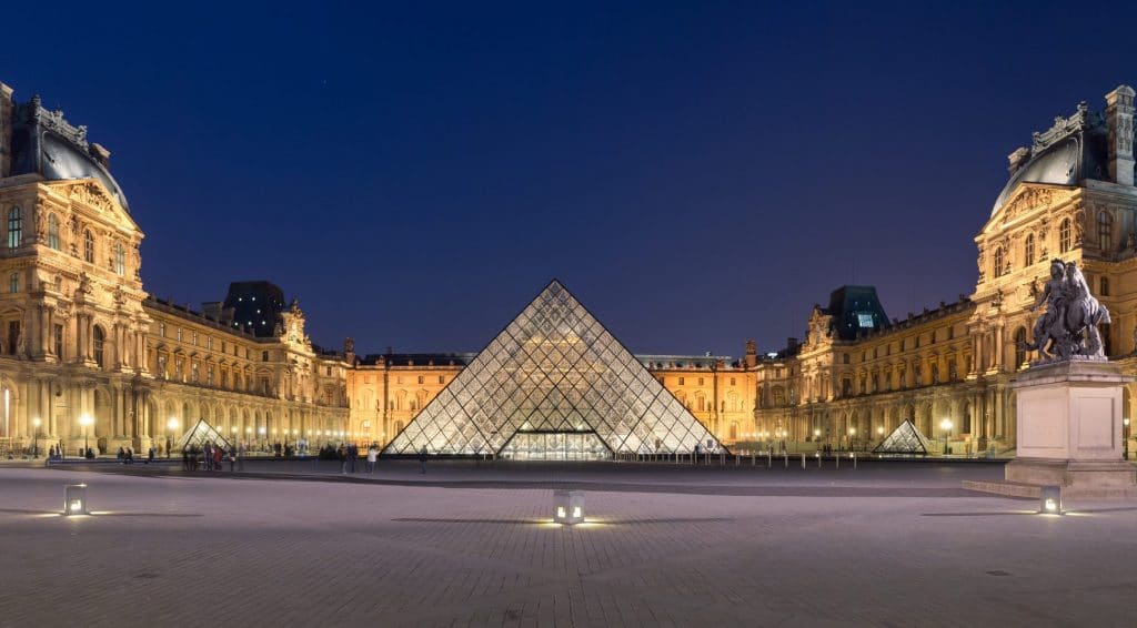 The Louvre is one of the largest museums of the world.