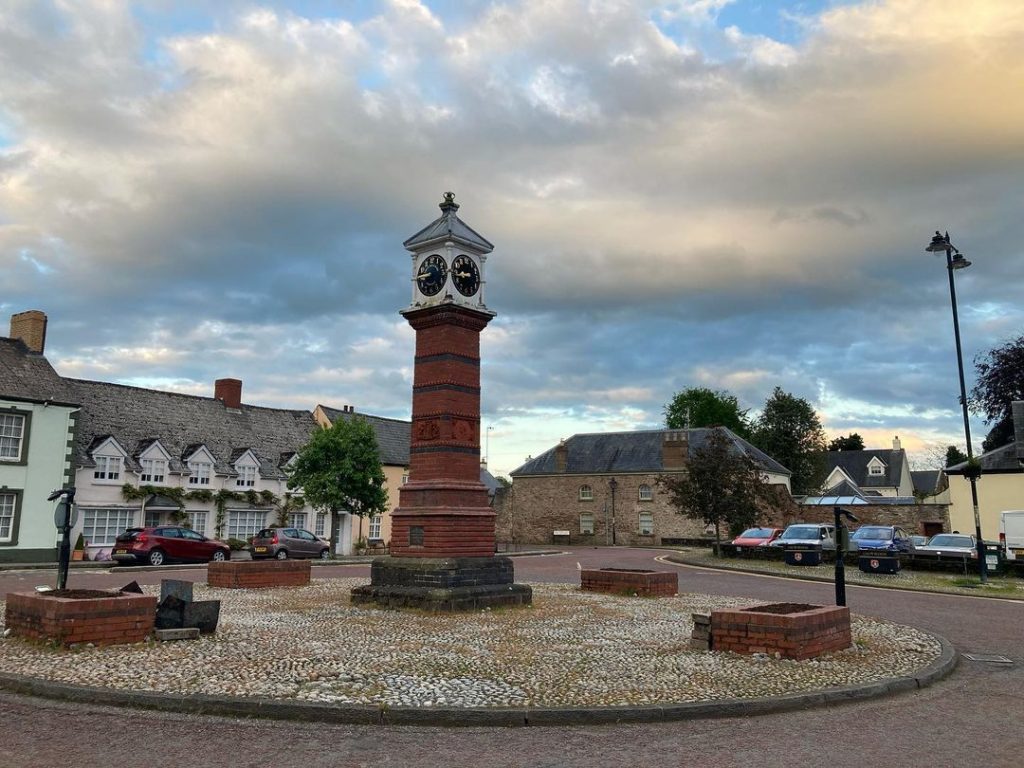 Usk is a pretty Welsh town.