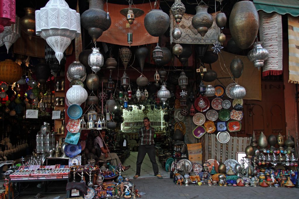 Marrakesh is home to dozens of traditional markets.