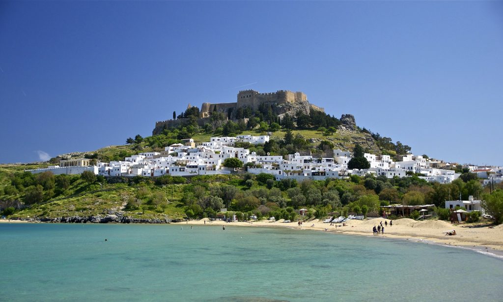 Rhodes offers history and beautiful beaches.
