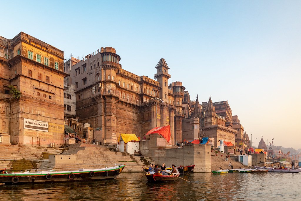 The Holy City of Varanasi is a major Hindu pilgrimage site.