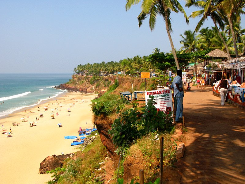 Varkala's beaches are amazing.