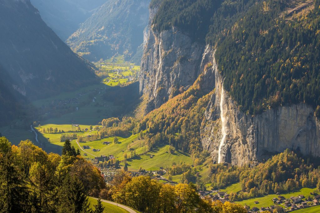 Lauterbrunnen Glaciel Valley is a must.