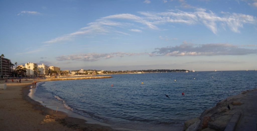 Juan Les Pins Beach is perfect for post-beach activities.