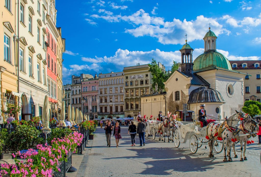 Krakow tops our list of European destinations for group holidays.