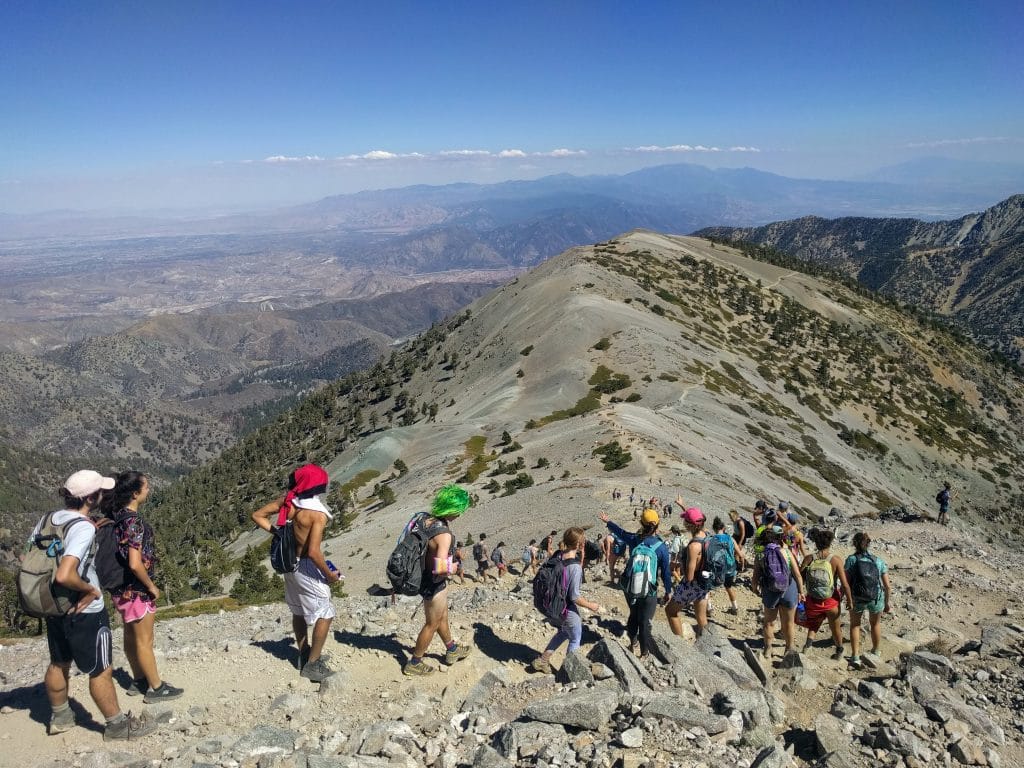 Big Baldy Ridge Trail is one of the best places for Backpacking in the Sierras.