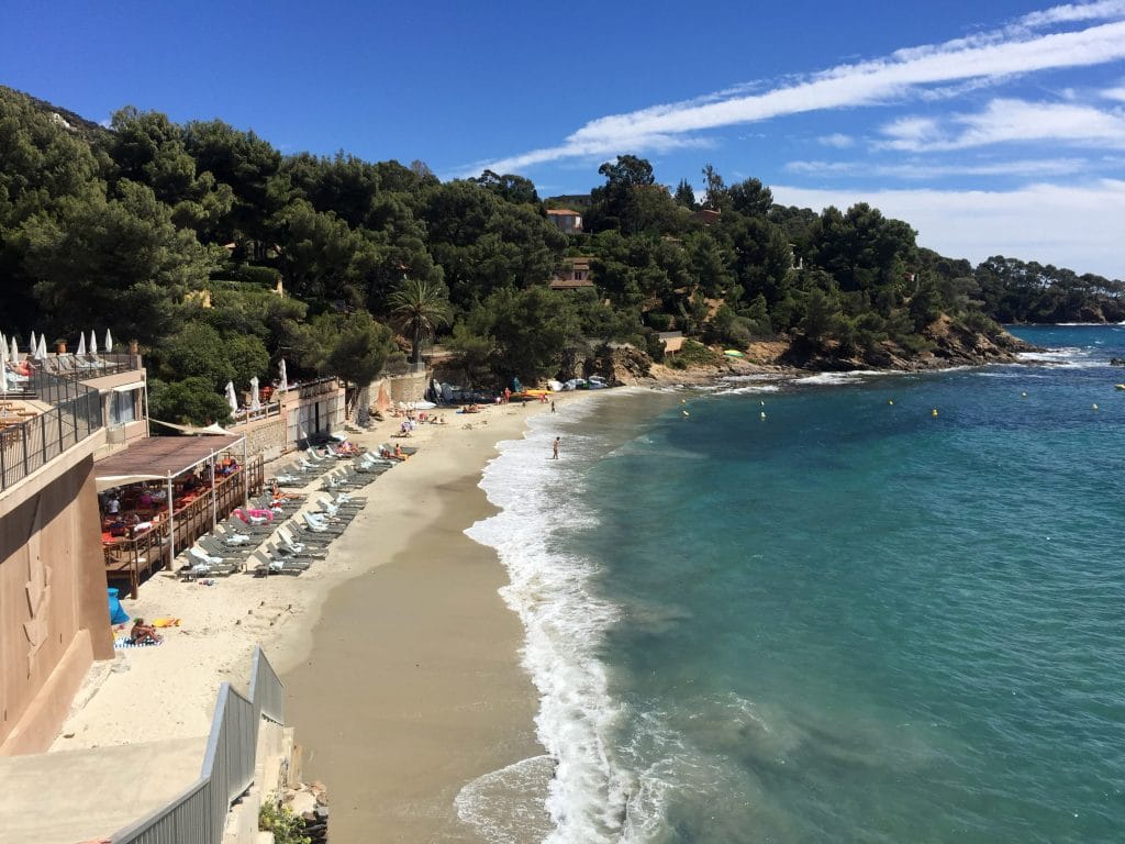 Plage du Rayol is one of the best beaches in the South of France.