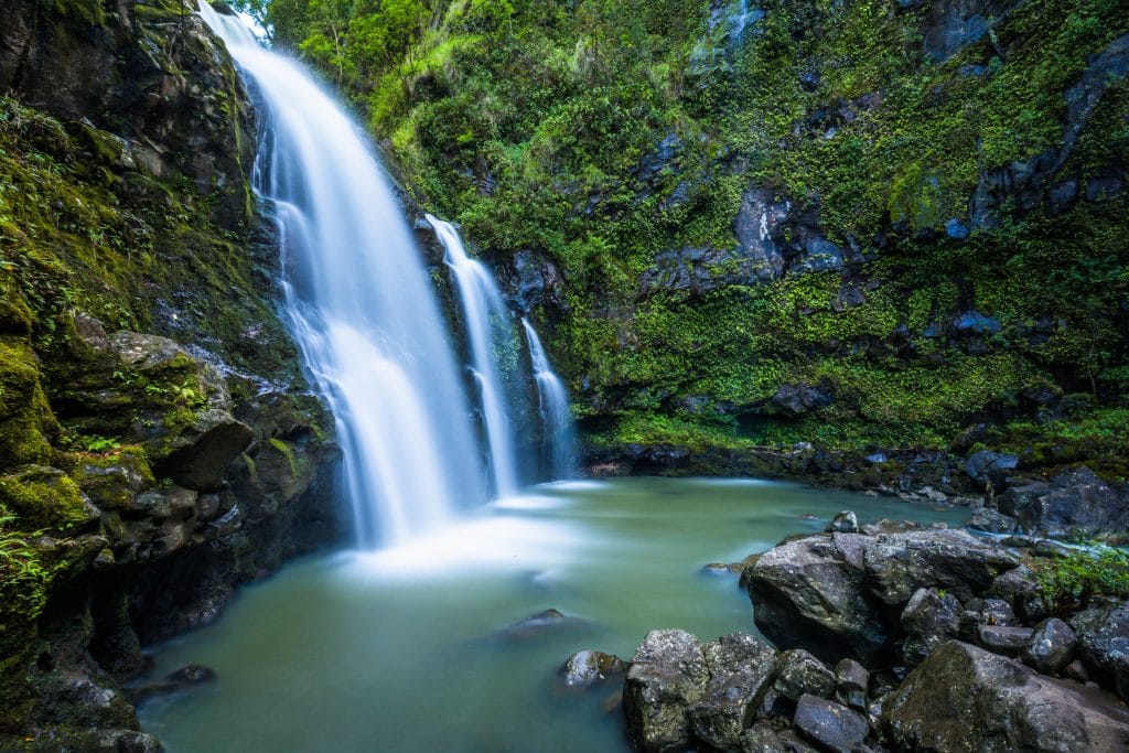 Upper Waikani Falls is a must-visit.