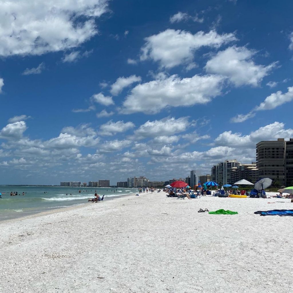 South Marco Beach is one of the best beaches in Naples, Florida.