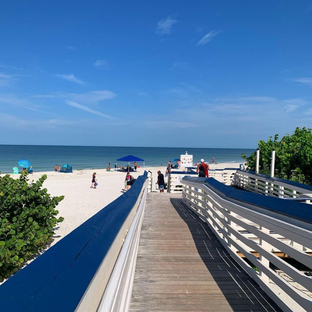 Clam Pass Beach Park is one of the best beaches in Naples, Florida.