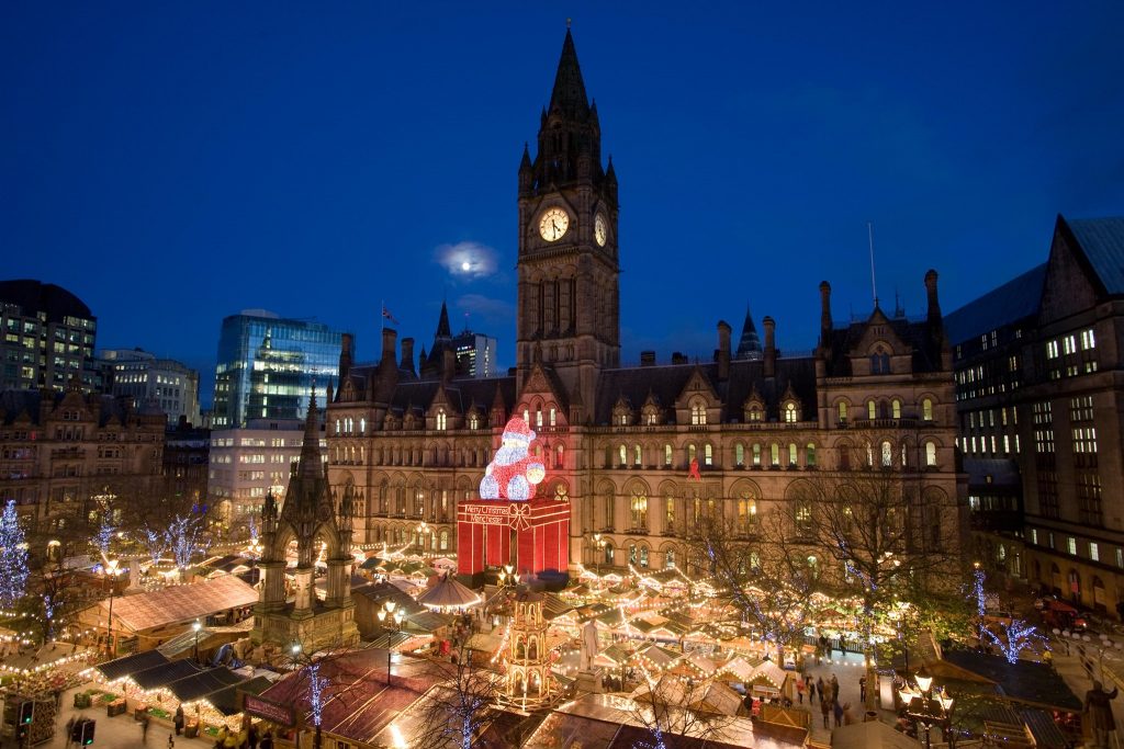 Manchester has one of the best Christmas markets in the UK.