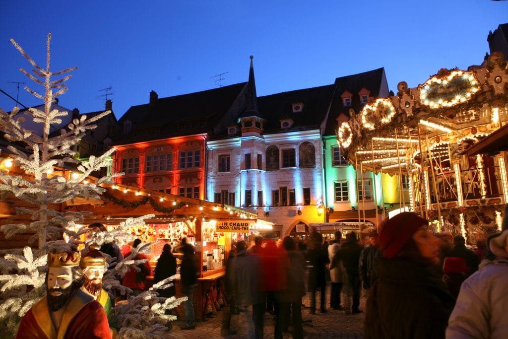 Mulhouse Christmas Market has links to the city's textile industry.