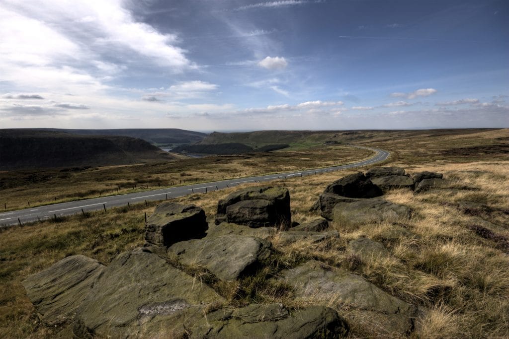 Saddleworth Moor heads north.