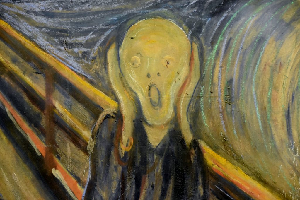 The Scream by Edvard Munch is instantly recognisable.