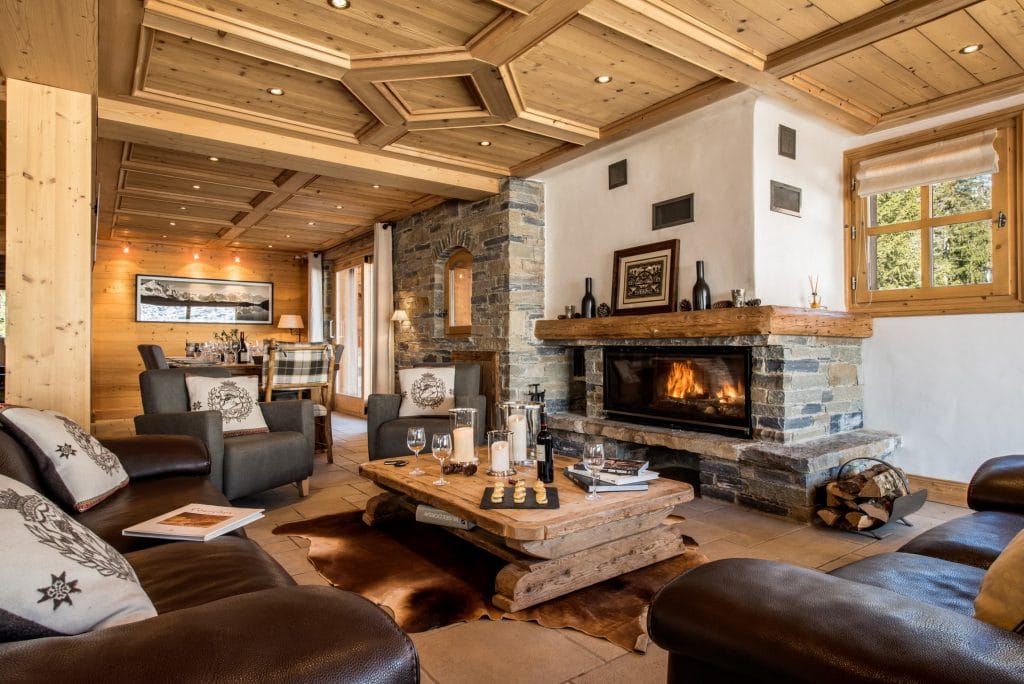 Lounge beneath the stars at Chalet Aster.