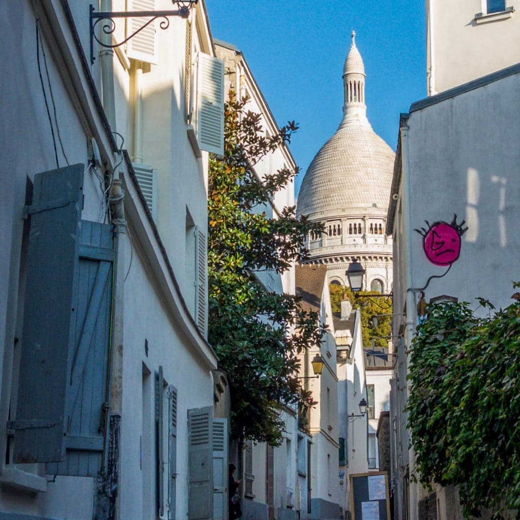 Rue Saint-Rustique is one of the most beautiful streets in Paris.