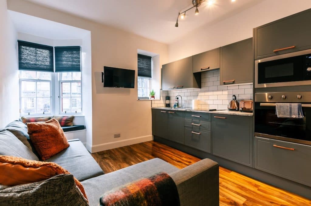 The Writer's Apartment tops our list of best Airbnbs in Edinburgh.