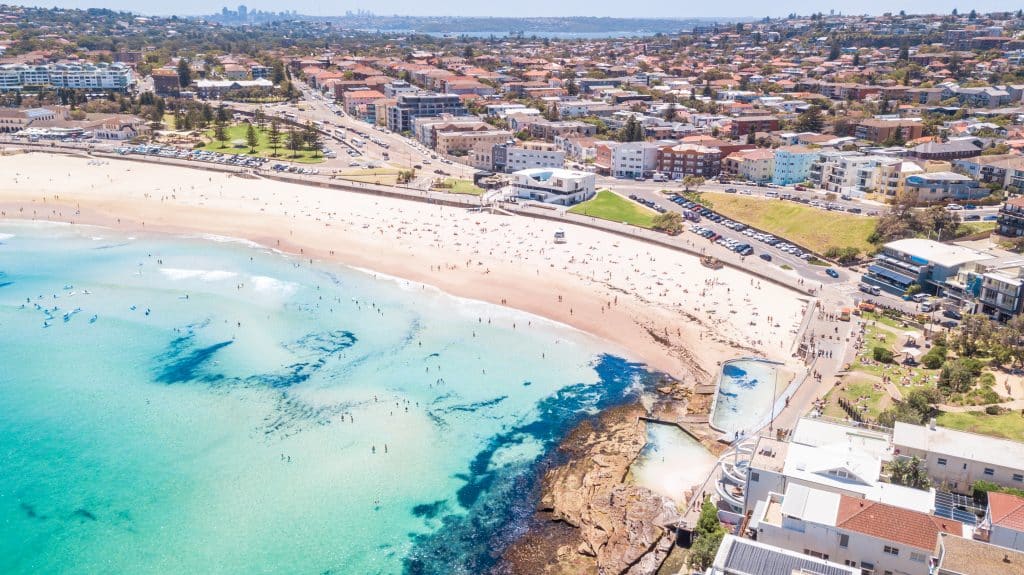 Bondi Beach is one of the best beaches in New South Wales.