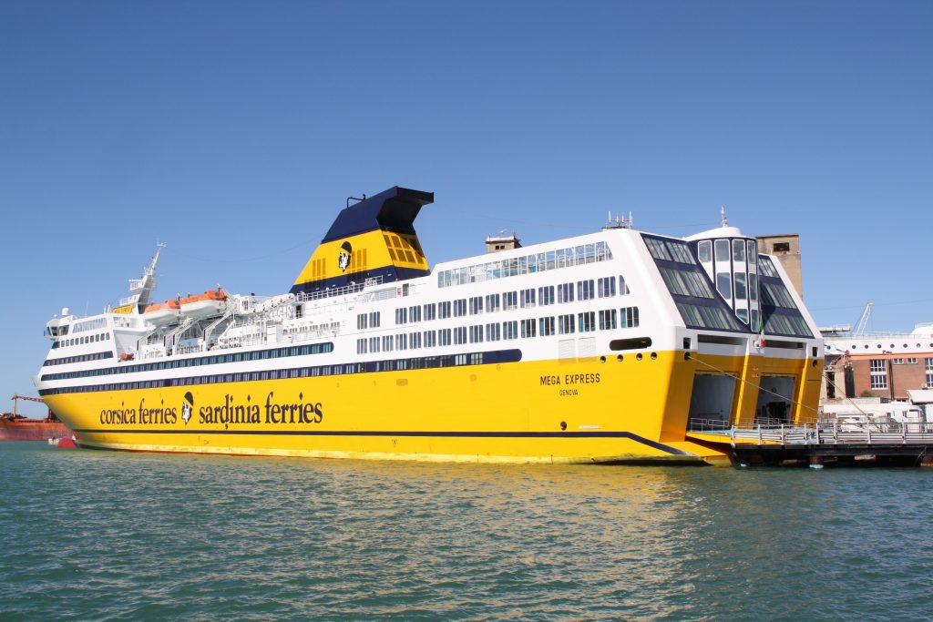The ferry to Sardinia is an easy way to travel.