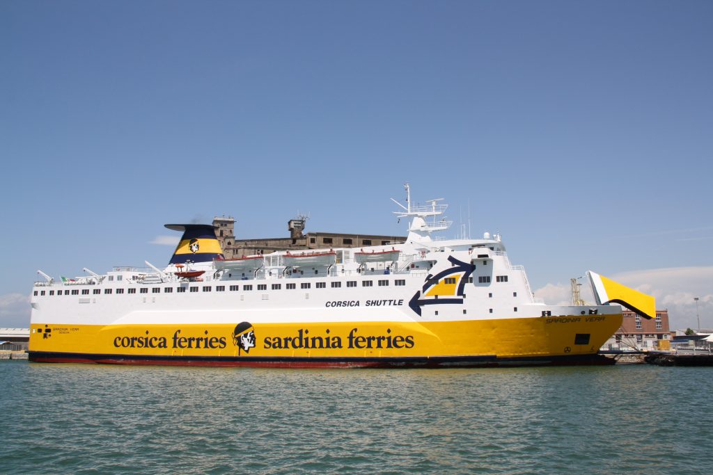 The ferry to Sardinia is one of the easiest ways to reach the island.