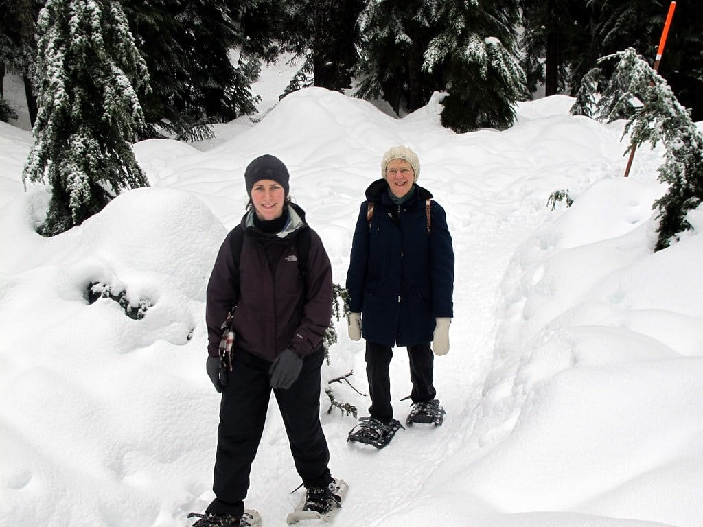 Try snowshoeing this winter.