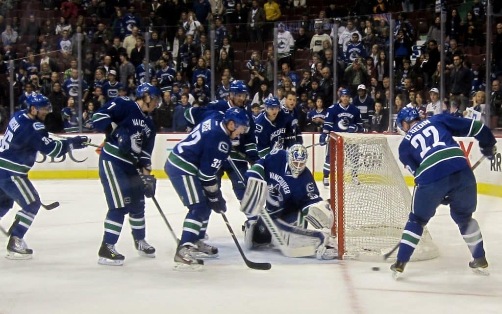 Checking out a hockey game is one of the best things to do in Vancouver in winter.