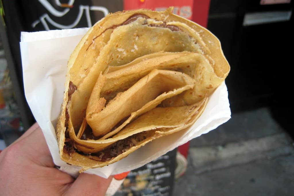 When it comes to street food in France, you have to try French crepes.