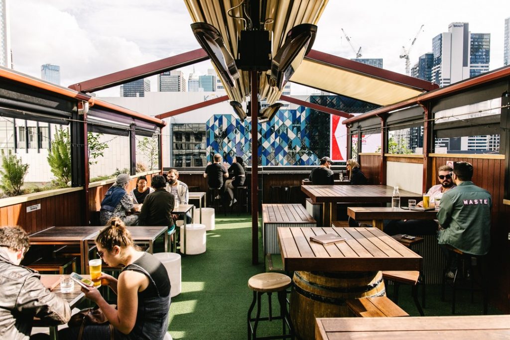 Goldilocks is a picturesque rooftop bar.
