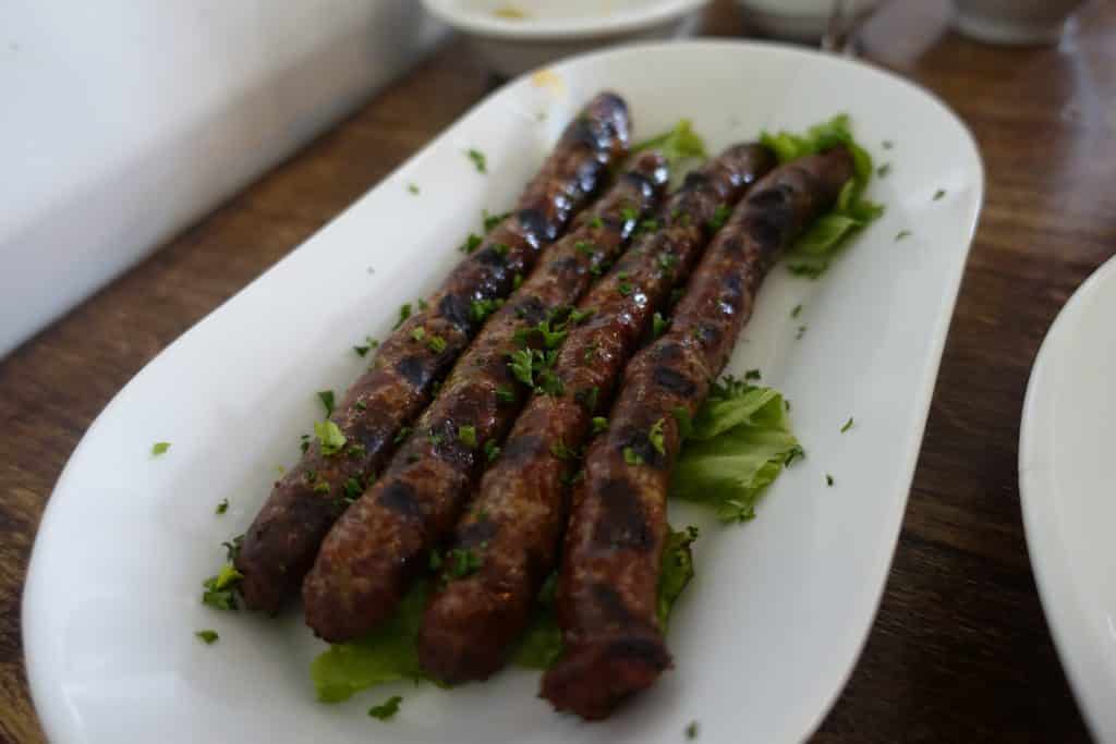 Classic French Merguez are one of the most popular picks for street food in France.