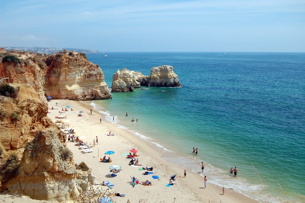 Praia da Rocha is one of the best beaches on the Algarve.