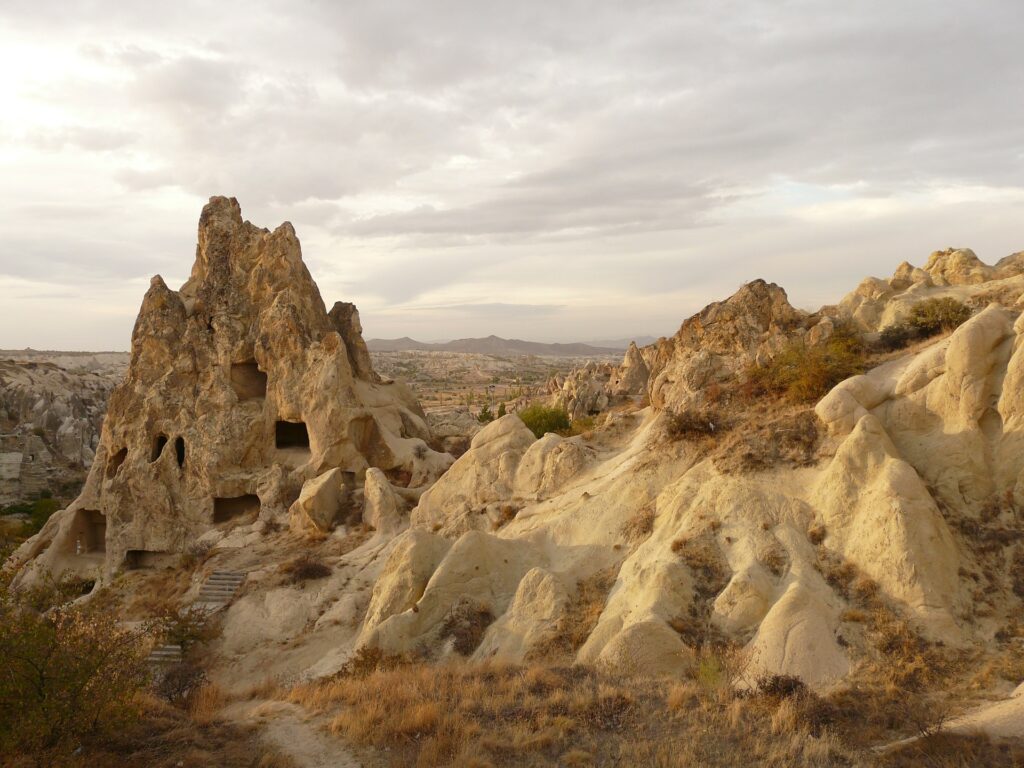 There are a variety of churches cut into the volcanic rock to admire at the beautiful Goreme open-air museum.