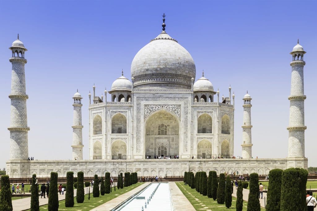 The Taj Mahal is one of the Seven Wonders of India.