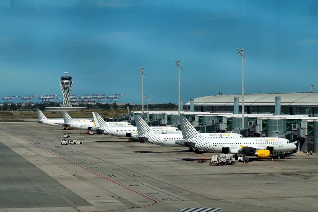 Barcelona Airport is one of the busiest in Europe.