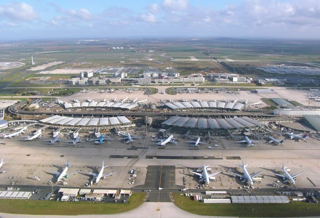 Charles de Gaulle International Airport is huge.