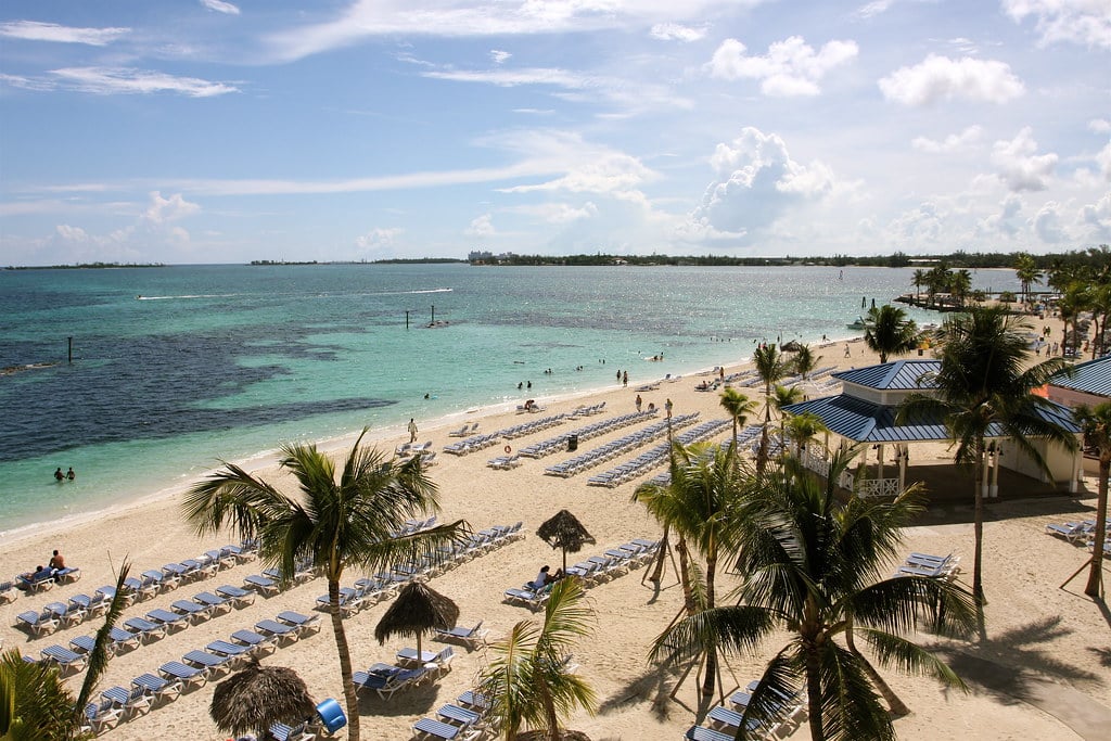 Cable Beach is one of the best beaches in the Bahamas.