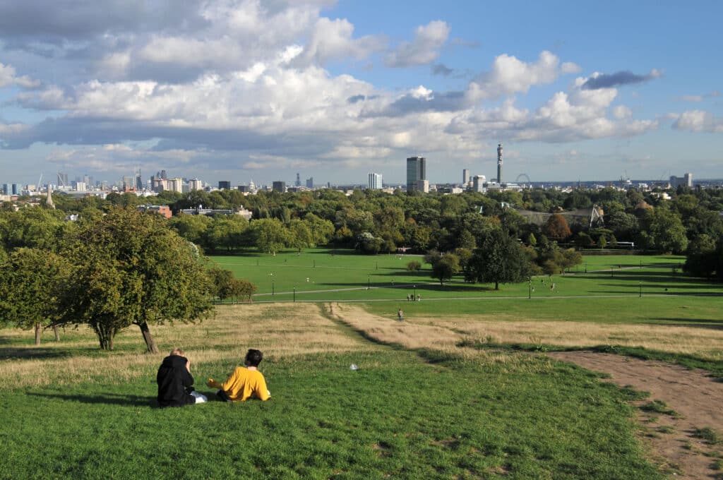 Primrose Hill is great on a sunny day.