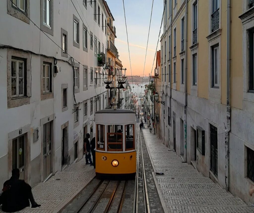 The Lisbon tramline.