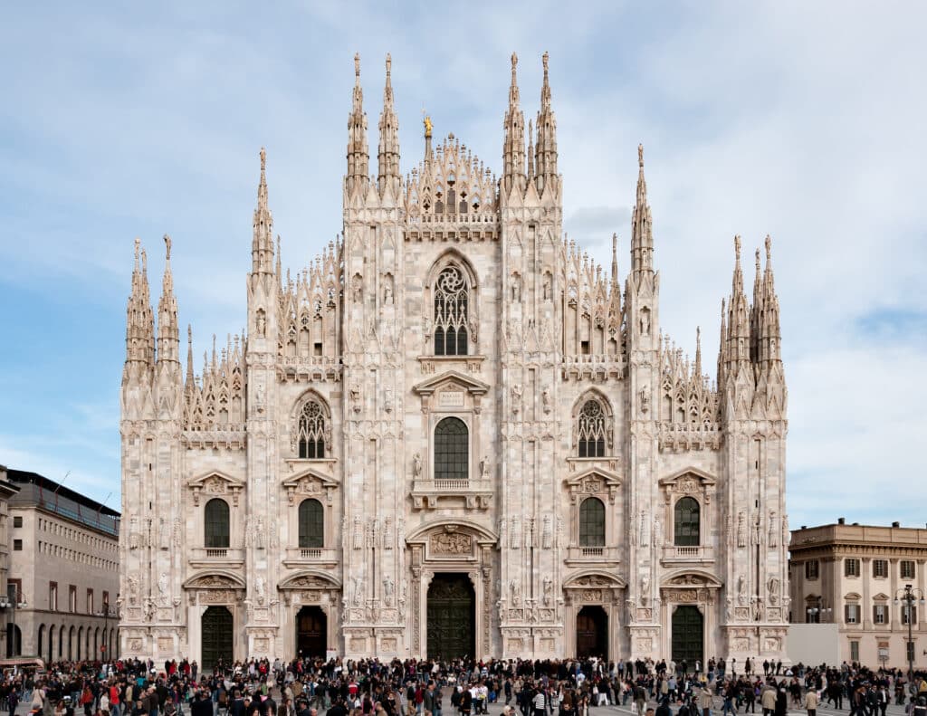 Duomo Milano is one of the most beautiful churches in the world.